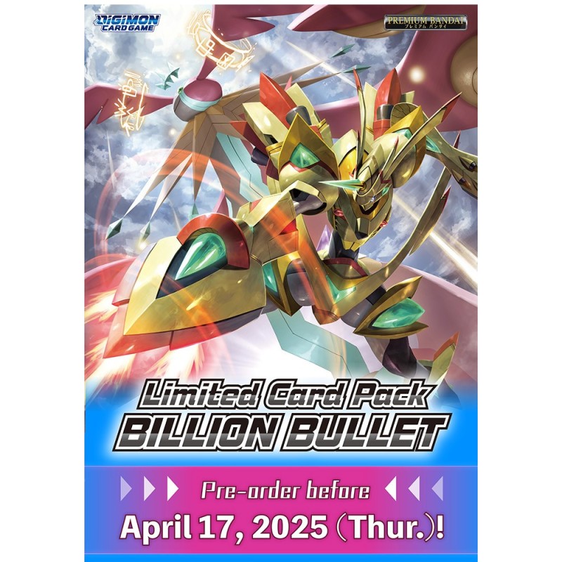 PREVENTA: Digimon Card Game: Billion Bullet - LM-06