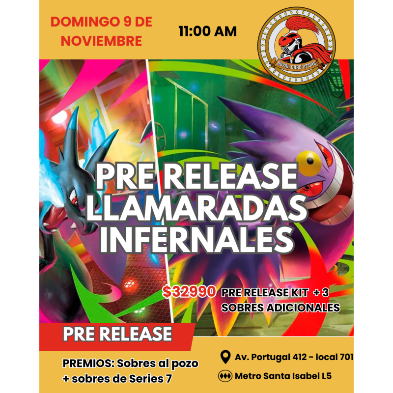 PRE RELEASE: Pokemon Llamaradas Infernales
