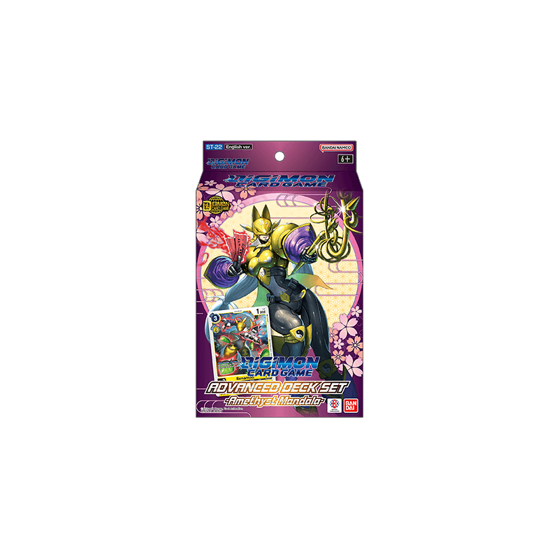 PRE VENTA: Digimon Card Game: AMETHYST MANDALA [ST-22]