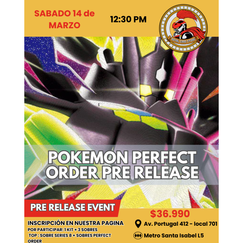 Pokemon Card Gane: Pre Release: Perfect Order