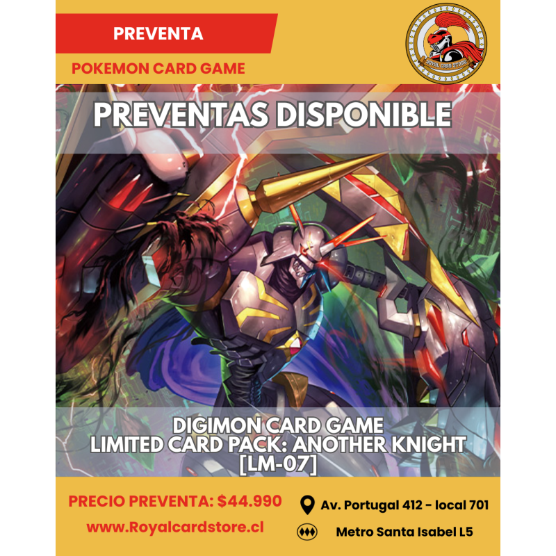 Premium Bandai DIGIMON CARD GAME Limited Card Pack ANOTHER KNIGHT [LM-07]