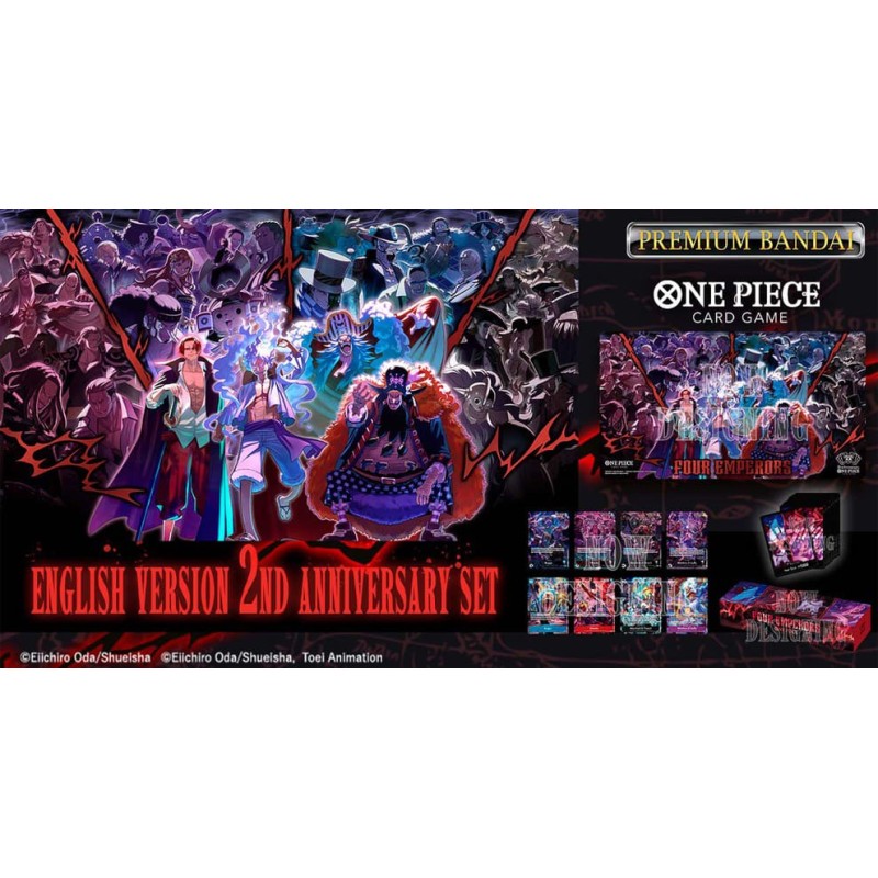One Piece TCG: English Version 2nd Anniversary SET One Piece TCG: English Version 2nd Anniversary SET